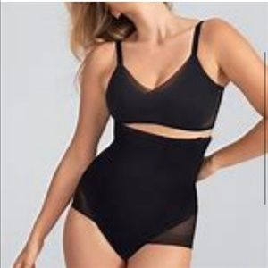 Honeylove Superpower Brief Black 1X NWT